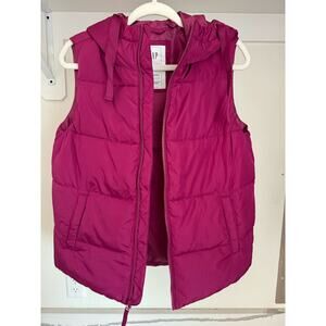 Gap ColdControl Water‎ Resistant Puffer Vest Size XS Pink / Merlot